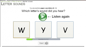 Example phonic sounds