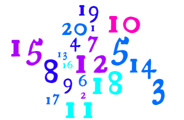 The game Numbers from 1 to 20