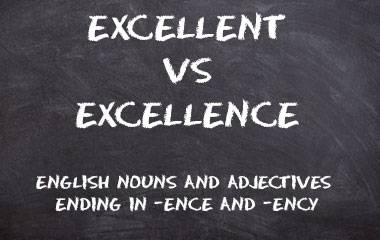 The game Nouns and adjectives ending in -ence and -ency