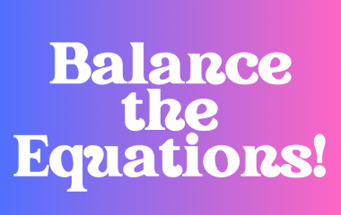 The game Balance the Equations