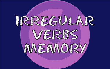 The game Irregular verbs memory game