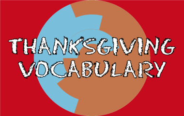 The game Thanksgiving Vocabulary