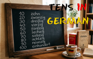 Tens in German: 10–100