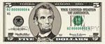 Five-dollar bill
