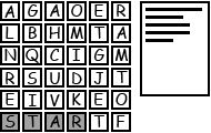Letter grid